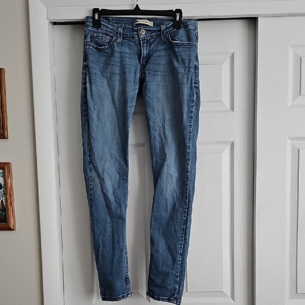 Levi's 524 Too Superlow Classic Denim Skinny Jeans